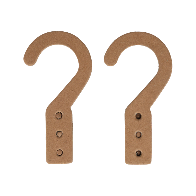 可回收纸板 J 型挂钩袜架